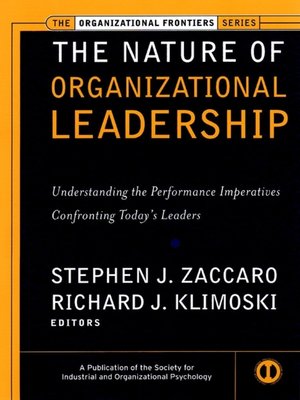 cover image of The Nature of Organizational Leadership
